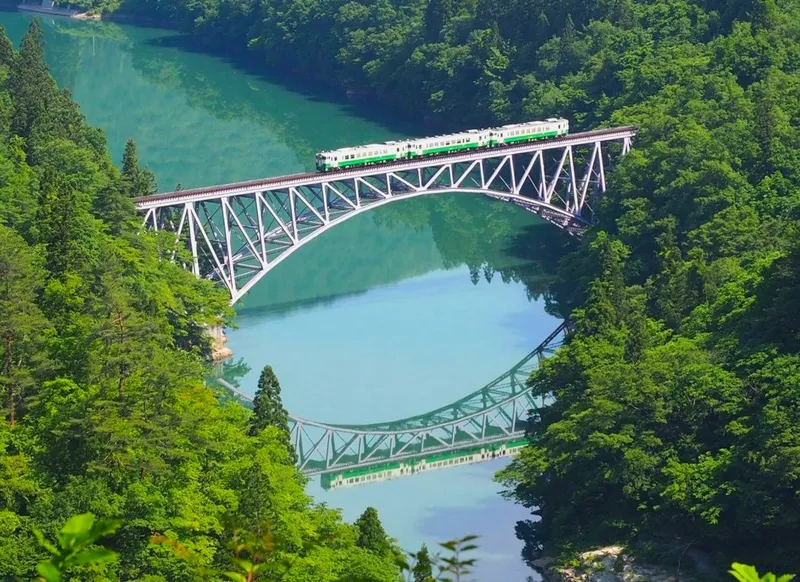 First Tadami River Bridge destination